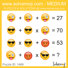 This set of 24 task cards was designed with early elementary students in mind, but these math logic puzzles are fun for a wide range of ages! View 28 Solve Emoji Maths Puzzles With Answers