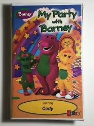 Barney's round and round we go 2002 vhs. My Party With Barney Vhs Tested Kideo Starring Cody Ebay
