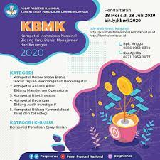 Maybe you would like to learn more about one of these? Lomba Nasional Kemdikbud Bidang Bisnis Manajemen Keuangan 2020