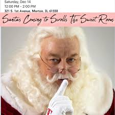 Join us for a delightful winter wonderland event at Scrolls The Sweet Room,  the Jolly Jingle and Ice Cream Mingle! Get into the holiday spirit with a  festive celebration featuring: Meet Santa: