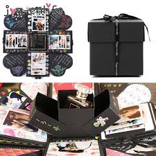 Diy Surprise Love Explosion Box Gift Explosion For Anniversary Scrapbook Diy Photo Album Birth Surprise Box Gift Handmade Photo Albums Photo Album Scrapbooking