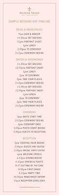 This template will include all the details of such a this easy customizable timeline for wedding day reception can be used for any kind of personal matter. A Sample Wedding Day Timeline Doltone House Venue Catering