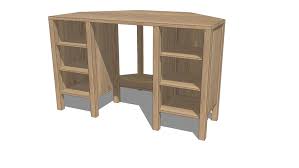 Yes, we carry a smoke oak product in corner desks. Ikea Brusali Corner Desk 3d Warehouse