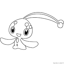 manaphy coloriage pokemon dragon ange adulte