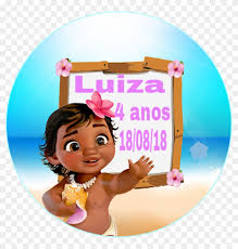 Baby Moana Birthday Invitations Template Hd Png Download 1024x1024 1059624 Pinpng