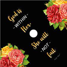 She conquerspositive graduationfemale empowermentgraduate femalethe future is femalepersonalizewhitewatercolorgod is within hershe will not fall. God Is Within Her She Will Not Fail Printable Graduation Cap Mortarboa Sankofa Edition