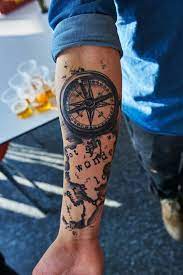 Matching forearm tattoos are an interesting solution where two parts of a single design are located on each forearm. M Not All Those Who Wander Are Lost Tumblr Forearm Tattoos Cool Forearm Tattoos Tattoos For Guys