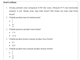 Langkah langkah dalam menggambar imajinatif, antara lain: Soal Matematika Kelas 5 Mengubah Pecahan Soalkunci My Id