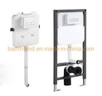 Bathroom Accessories Small Size Wall Mounted Toilet Tank HDPE Plastic Concealed Cistern Without Iron Frame