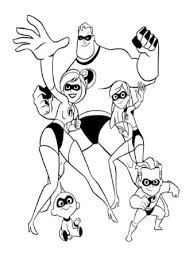 Los Increibles Para Colorear