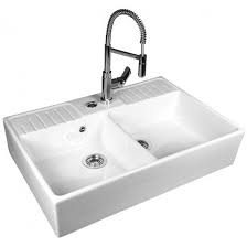Evier Double Bac Ceramique Pearlfection Fr Evier A Poser Evier Ceramiques Blanches
