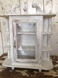 Maybe you would like to learn more about one of these? Vintage Curio Wood Cabinet Tabletop Cabinet By Southamptonvintage Curio Cabinet Cabinet Farmhouse Shabby Chic