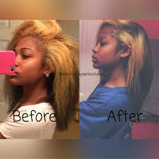 Natural Hair Before And After Straightening Natural Hair Styles Straightening Natural Hair Silk Press Natural Hair