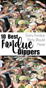 Vegetarian dinner recipes for an elegant dinner party, festive backyard barbecue, or casual tuesday night hang. 10 Best Cheese Fondue Dippers That Every Fondue Party Needs Best Cheese Fondue Fondue Dinner Fondue Dippers