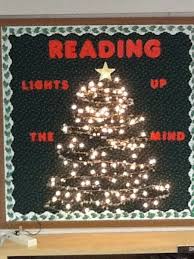 School Library Decorating Ideas Up The Mind This Was Created At Milford High School In Christmas Bulletin Boards Christmas Bulletin School Library Decor