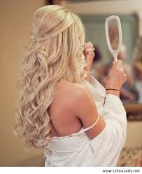 Such as hair styles with bangs, layers, bob long. Wedding Hairstyle For Long Hair Down Natural Wedding Hair So Simple And Pretty I M Obsessed With These H Weddingtrend Home Of Bridal Trends The Hottest New Wedding Trends