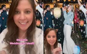 Photographer Reveals Tip for 'Magical' Wedding Exit Pictures