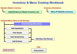This free food cost calculator works out food cost per dish and helps you calculate food cost percentage. Restaurant Inventory And Menu Costing Workbook Spreadsheet