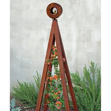ideal garden trellis:height 6.3 feet(75.6 inches), perfect size to work as plant trellis.the vertical tomato tower obelisk gives flowering vines,vegetables and other planters a sturdy support to climb.adds dramatic height to your garden with vertical trellising. Winston Porter Kesterman Steel Obelisk Trellis Wayfair