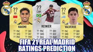Hakimi fifa 21 is 21 years old and has 3* skills and 2* weakfoot, and is. Fifa 21 Real Madrid Ratings Prediction Ft Reinier Valverde Hakimi Youtube