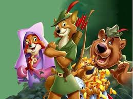 Robin hood and little john steal the. Disney Movies 1973 Robin Hood Robin Hood Disney Robin Hood Cartoon Robin Hood