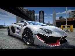 Gta Iv 2012 Lamborghini Aventador Lp700 4 With Usaf Paint Job Crash Testing Hd Lamborghini Aventador Lp700 4 Lamborghini Cars Cool Sports Cars