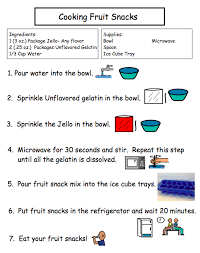Cooking Fruit Snacks Freebie The Autism Tank Cooking Classes For Kids Fruit Snacks Preschool Cooking