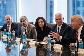 Trump held up a sheet of paper, and the internet hilariously took the ball from there. Google Apple Facebook And Microsoft Draft A Joint Letter Opposing Trump S Travel Ban Vox