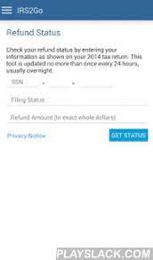 Irs2go Android App Playslack Com Check Your Refund Status Make A Payment Find Free Tax Preparation As Tax Help Tax Preparation Internal Revenue Service