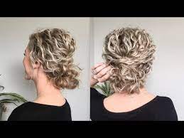Naturally Wavy Curly Hair Updo Youtube Curly Hair Updo Naturally Curly Hair Updo Curly Hair Up