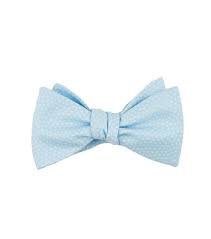Light Blue Bow Tie Sky Blue Bow Ties Mens Self Tie Cotton Etsy