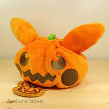 Pokemon Center Original Halloween Circus Pumpkin Pikachu Plush Cap Cosplay Pikachu Plush Halloween Circus Pokemon