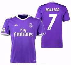 Los blancos will be seen in another great this kit is expected to be released in the month of july 2016. Adidas Cristiano Ronaldo Real Madrid Away Jersey 2016 17 Ebay