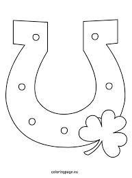 Maroon is a deeper, darker shade of red that has a few different colors that complement it. Horseshoe Coloring Page St Patrick S Day Crafts St Patricks Crafts St Patrick Day Activities