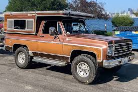 4 wheel pop up camper. 1976 K5 Blazer With Rare Blazer Edition Four Wheel Campers Pop Up