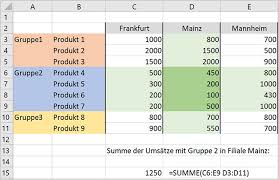 Maybe you would like to learn more about one of these? Excel Summe Der Schnittmenge Berechnen Pcs Campus