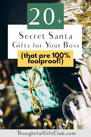He discovers the secret of. 20 Secret Santa Gifts For Your Boss That They Ll Actually Appreciate