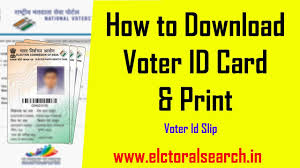 How To Print Voter Id Card Online L Download L Www Elections Tn Gov In Youtube