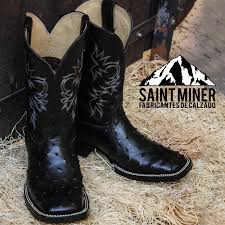 Free returns for 365 days at zappos! Venta Botas De Avestruz Cuadradas Negras En Stock