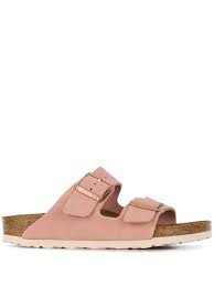 Birkenstock Arizona Big Buckle Washed Metallic Rose Gold Pin On S H O E S