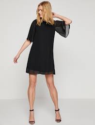 Tul Detayli Elbise Elbise Siyah Kisa Elbise The Dress