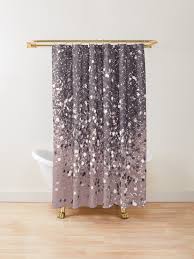 Sparkling Mauve Lady Glitter 3 Shiny Decor Art Shower Curtain By Anitabellajantz In 2020 Silver Shower Curtain Gray Shower Curtains Glitter Curtains