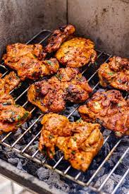 Remove chicken from marinade and shake off any extra marinade. Best Grilled Boneless Chicken Thighs Recipe Happy Foods Tube