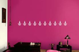 Pink Wall Stenciled Wall Decor Asian Paints Colours Stencils Wall
