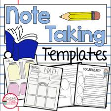36 cornell notes templates examples word pdf. Note Taking Templates Elementary By Special Treat Friday Tpt