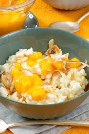 Kokosnuss Milchreis Mit Mango Rezept Milchreis Rezepte Lebensmittel Essen