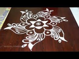 Easy Rangoli Sankranthi Designs Only 4 4 Straight Dots Ll Telugu Rangoli Ll Easy Rangoli Youtube Rangoli Designs With Dots Simple Rangoli Beautiful Rangoli Designs
