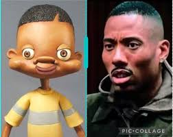 Comparison of a person's appearance to a character from the PJs