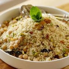 It's cold, little sweet with a mild curry flavor. Couscous Salad With Dried Fruit Chickpeas And Mint Entertaining With Beth