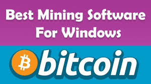 Crypto mining software is any tool that lets you connect your mining rig to a blockchain network, monitor its condition, track the work done, and control your rigs remotely. Best Free Windows Bitcoin Mining Software For Windows 2018 Youtube